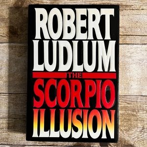 Robert Ludlum‎ The Scorpio Illusion Hardcover Edition 1993 Spy Thriller Book